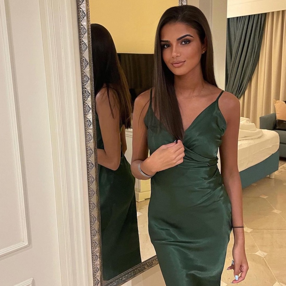Blogger’s Fav|NWT ZARA Draped Lingerie Dress - Picture 10 of 16